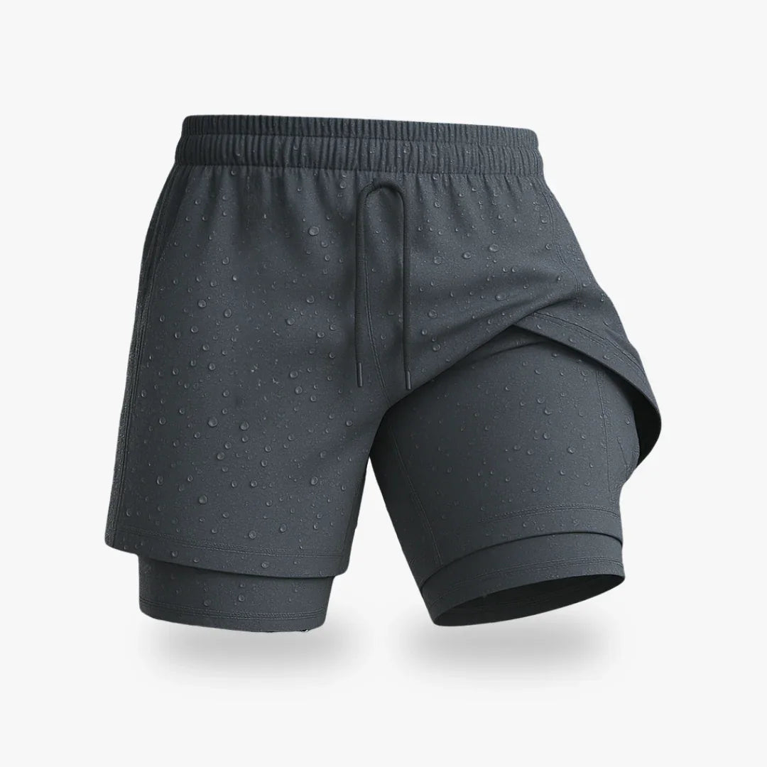 Boxhero 3-in-1 Quick-Dry Swim Trunks with Compression Liner
