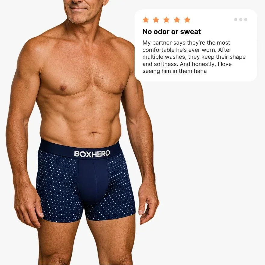8-Pack - Premium Bamboo Fibre Boxer Shorts